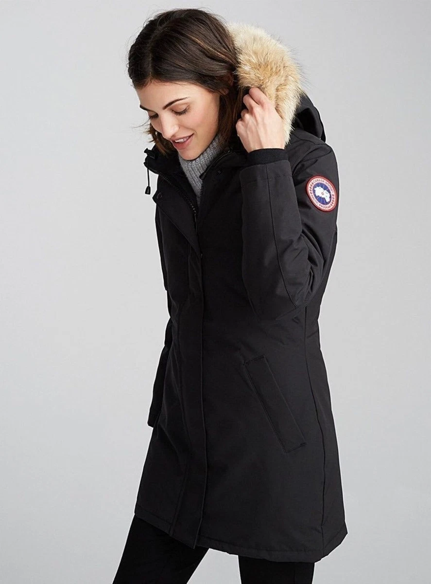 Canada Goose ( Women's S) - Victoria Parka Down Jacket Coat- Black