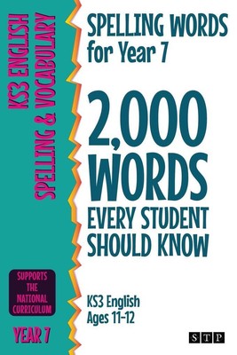 Spelling Words for Year 7 | Stp Books | englisch