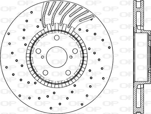 Disques de frein pour Lexus GS 300 450h | Jeu de 2 pièces avant ventilées en acier carbone 334mm