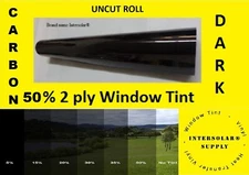 5 % Uncut 45"x 50 Feet Window Tint Film 2 ply 10 yrs warranty Intersolar® USA ok