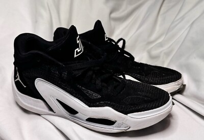 Jordan Tatum 1 Deuce バスケットボールシューズ Jordan Men's Tatum 1 TB Black/White Deuce Basketball Shoes SIZE