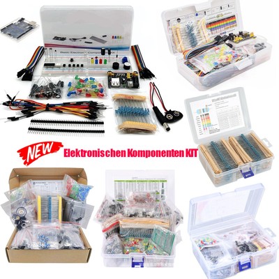 Gemischte mit elektronischen Komponenten LED Set Widerstand Kondensator Teile DE