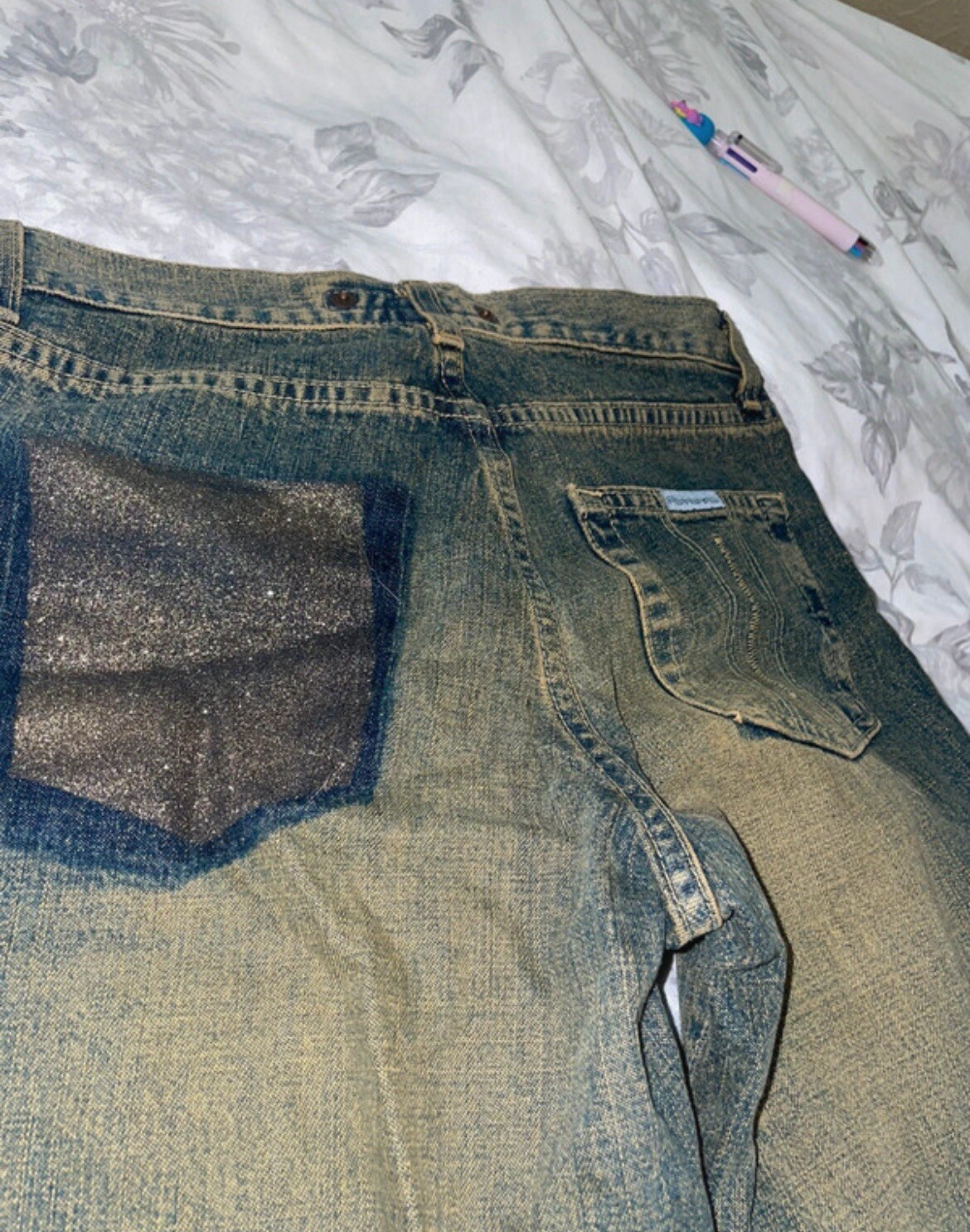 low rise bootcut jeans y2k image 3