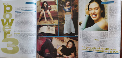 2001 SEVENTEEN magazine CHARMED Alyssa Milano AALIYAH Alexis