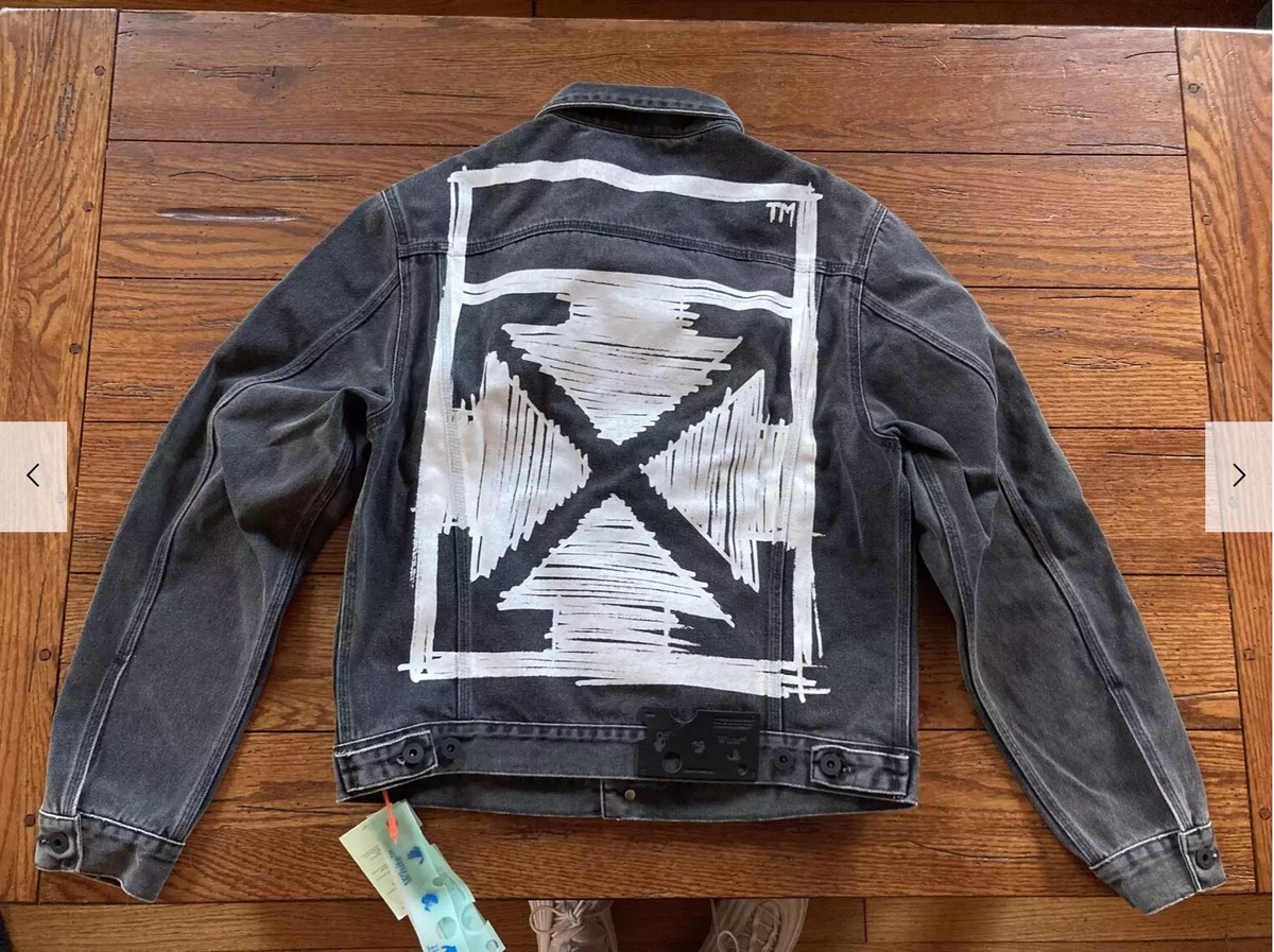 New Off-White Negative Mark Denim Jacket | Retail $1,000 | eBay New Off-White Negative Mark Denim Jacket | Retail $1,000 | eBay