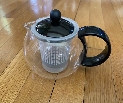 Teapot Assam Tea Press BODUM Assam Tea Press Glass Infuser Teapot - Main Image