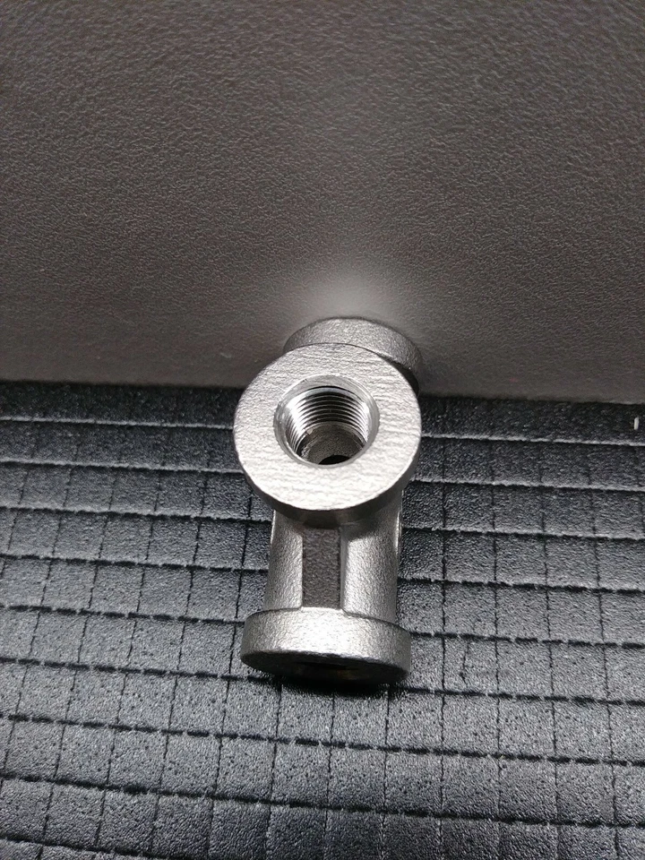 LOTE DE (10) CAMISETA DE TUBO DE ACERO INOXIDABLE MERIT LATÓN "1/8 304 EXTREMOS 150 PSI. Foto 4 de 4