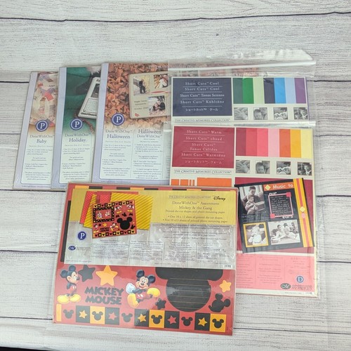 Creative Memories Lot Short Cuts Cool Warm Done With One Mickey Mouse Halloween - Picture 2 of 12