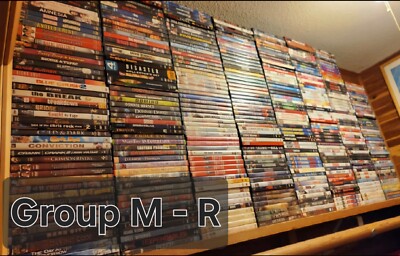 DVD Blowout Sale! M-R, $2-$25, DVD LOT, PICK & Choose, Combined Shipping!