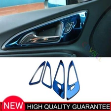 Fit For Chevrolet Malibu 2016-20 Blue Titanium Car Inner Door Handle Cover Decor