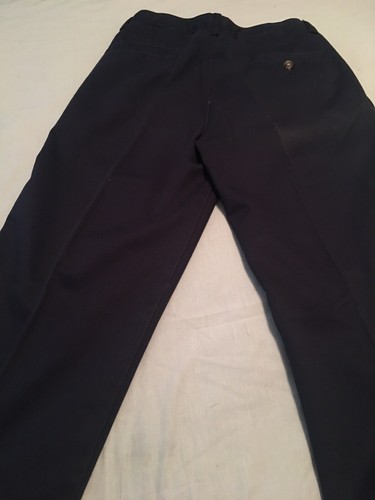 IZOD SZ 14 Navy Uniform Pants Adjustable Waist - Picture 2 of 5