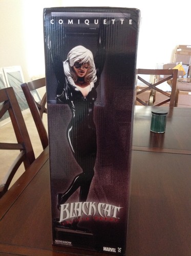 Sideshow Black Cat Comiquette statue MIB #0115/1500 Adam Hughes Spider-Man low # - Picture 4 of 10