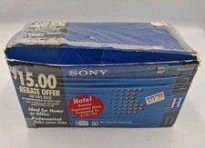 Sony IBM Formatted Micro 3.5" Floppy Disks, 50 Disks Opened Box 50MFD-2HD