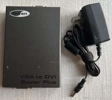 Gefen VGA to DVI Scaler PLUS EXT-VGA-2-DVISP WITH Power Cord Adapter