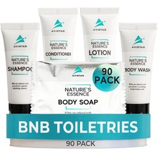 90 Piece Hotel Soap  Bulk Toiletries - Travel Essentials for BnB Hosts  Gue...