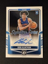 Bobi Klintman 2024-25 Donruss Optic Signature Series Rookie Auto [Pistons]