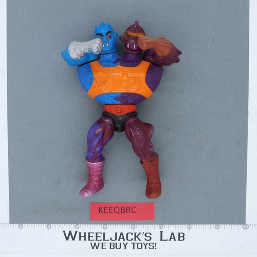 Two Bad Flat Back Masters of the Universe MOTU 1984 Vintage Action Figure.