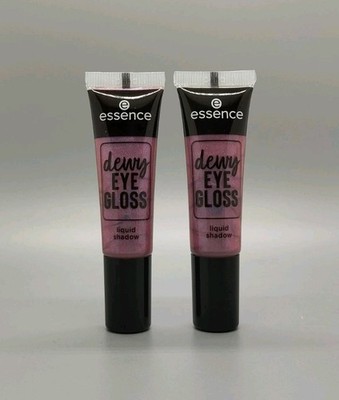 2x Essence: Dewy Eye Gloss / Flüssiger Lidschatten - 02 Galaxy Gleam - 2x 8 ml