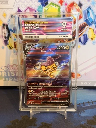 Ace 9 Raikou V GG41/GG70 Crown Zenith - Pokemon TCG - Mint
