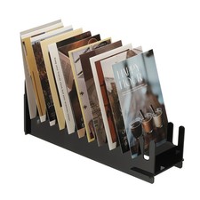 12 Tier 1Pack Clear Greeting Card Display Stand, Black