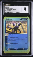 CGC 9 MINT Umbreon 24/100 EX Sandstorm Reverse Holo Pokemon Card on eBay