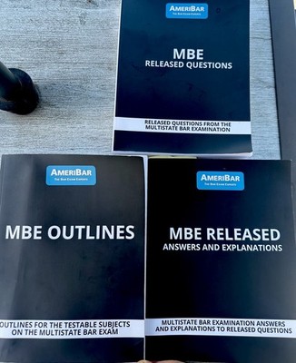 2024 AmeriBar UBE MBE Bar Exam Study Guide: comprehensive outlines plus MBE Q&A