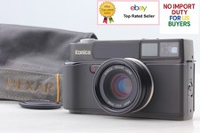 MINT w/case Konica HEXAR AF Rangefinder RF 35mm Film Camera Black JAPAN