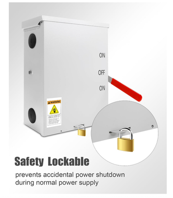 #ad #ad 200 Amp Transfer Switch 3P 120 240V 48000W General Duty Double Throw Safety $229.99