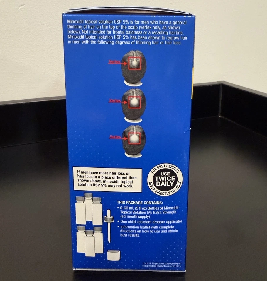 Kirkland Signature Minoxidil 5% Extra Strength Men Hair Regrowth Original - Image 2 of 4