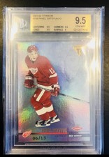 2001-02 Pacific Titanium Pavel Datsyuk RC 06/13 BGS 9.5