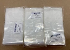 Uline Clear 4" x 16" Poly Bags Plastic OPEN TOP - 2 MIL 300 Count Model S-1432