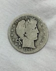 1896-S Barber Half Dollar 50C Semi Key Date San Francisco Mint 90% Silver Coin