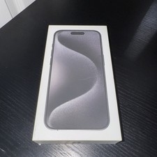 Apple iPhone 15 Pro Blue Titanium 128GB Empty BOX ONLY