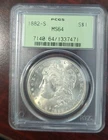 1882-S PCGS OGH MS64 MORGAN SILVER DOLLAR OLD GREEN HOLDER