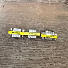 Lot of 5 Mini Gender Changer Adapters 4 VGA DB15 15-Pin 1 DB9 RS-232 Serial