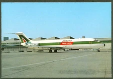 Alitalia Cargo System Douglas DC-9 / 30F postcard