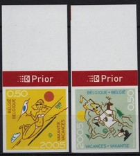 Belgium, 2005, COB 3399/00 Imperforated: €20,00, Summer Stamps, Holidays, MNH