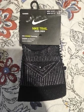 Nike Trail Running Wool Blend Crew Socks  Men 8-9.5 Women 9.5-11 New