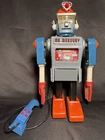 Vintage Marx Line Mar Toys Tin Battery Operated Mr. Mercury Remote Control Robot