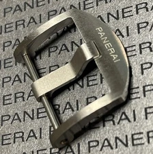 Panerai OEM Brushed Stainless Steel Thumbnail Tang Buckle 20MM