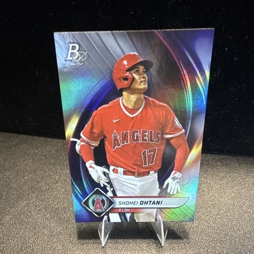 Topps 2022 Bowman Platinum Shohei Ohtani #10 Los Angeles Angels Baseball Card