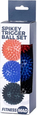 Fitness Mad Spikey Massage Ball Set Gym