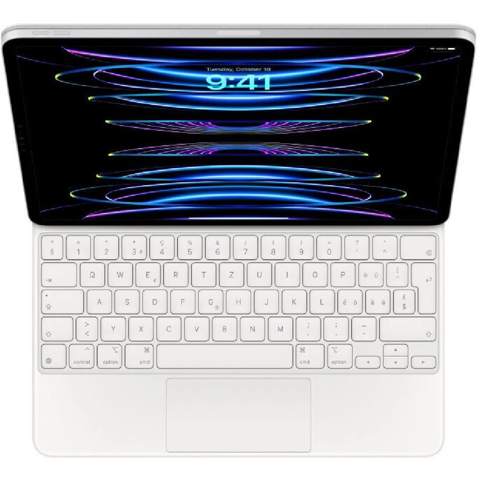 Apple Magic Keyboard für iPad Pro 11 Zoll (4. Generation) Weiß French - Bild 2 von 4