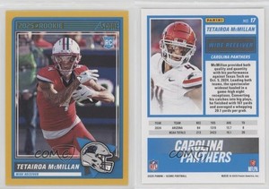 2025 Score Rookies Gold Tetairoa McMillan #17 RC