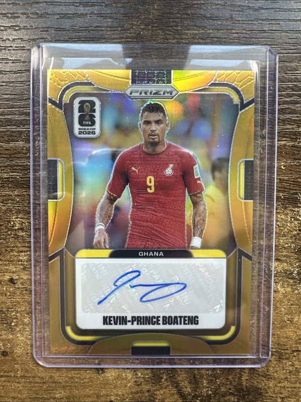 KEVIN-PRINCE BOATENG Auto 2026 Panini Prizm World Cup True Gold 07/10 Ghana