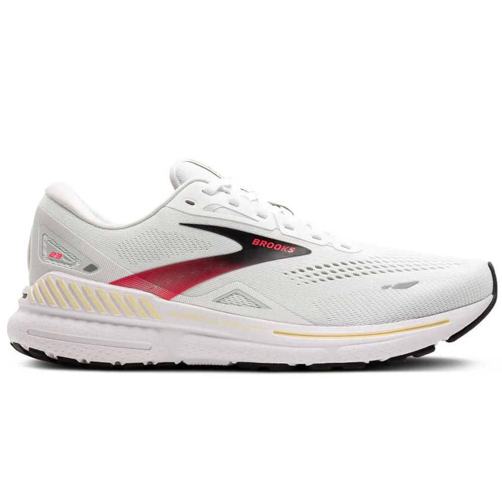 Мужские кроссовки Brooks Adrenaline GTS 23, Белый/ кремовый/ Розовый, 13 D, средний размер, США