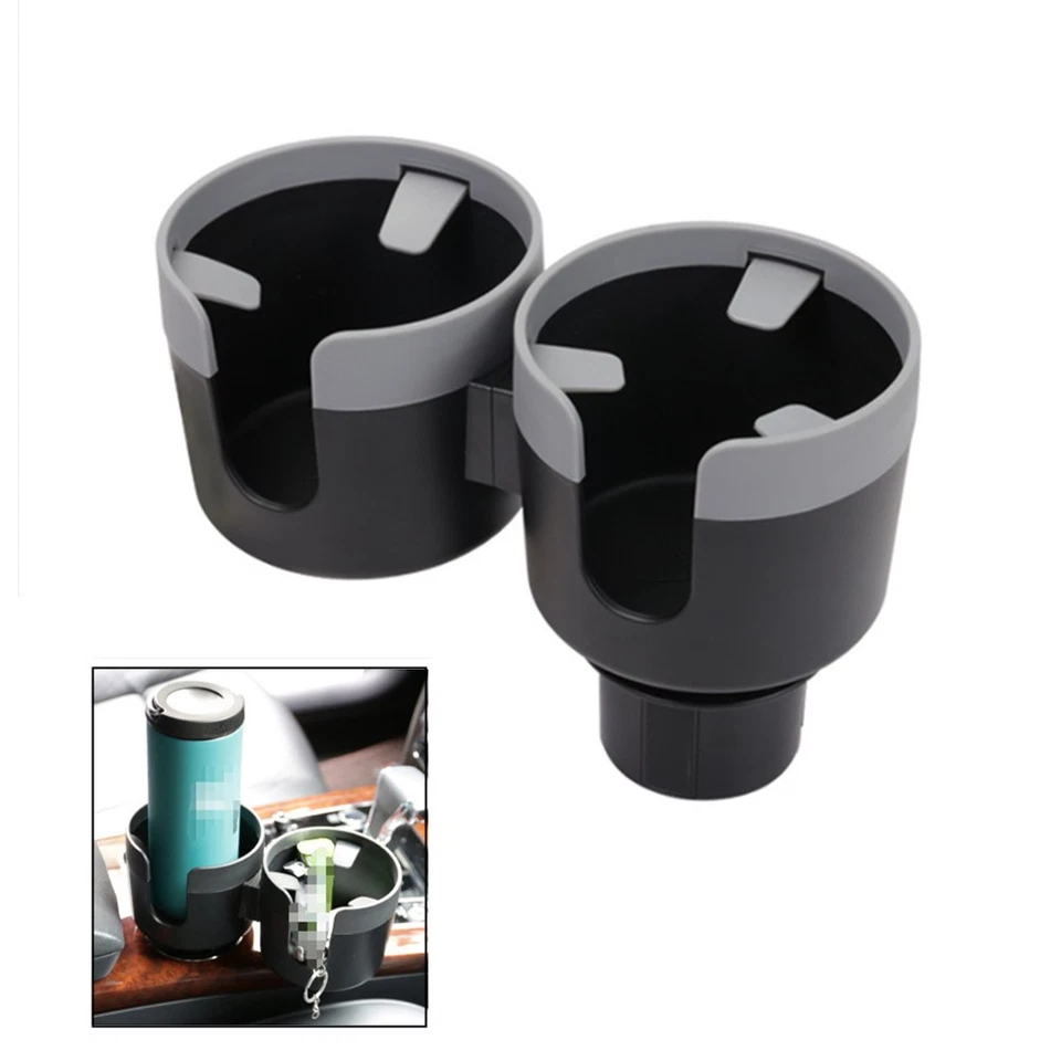 2-in-1 Car Cup Holder Expander Adapter Multifunctional Durable Large Cup Adapter - Imagem 3 de 4