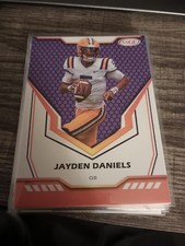 Jayden Daniels LSU 2023 Sage Purple Football Card #16 QB