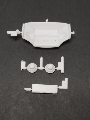 2005 Mitsubishi Lancer Evolution VIII SPEAKERS AUDIO BOX from AMT 1:25 Model Kit