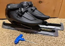 Bont sz 41 / US 8 carbon fiber long track clap Speed Ice Skates Zandstra Blades
